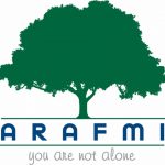 Logo featuring a tree with text "arafmi you are not alone" underneath.
